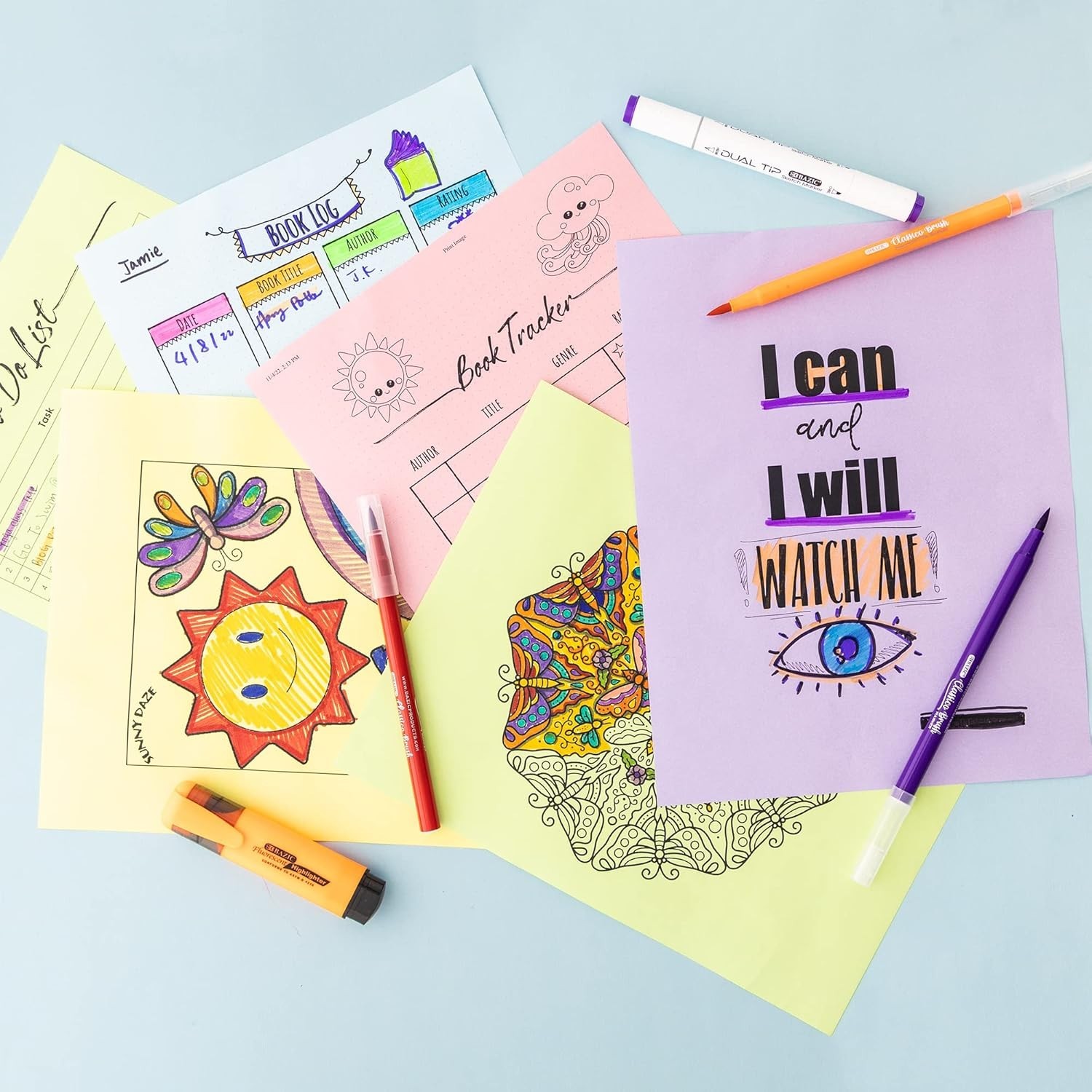 Blank Paper Copy & Multipurpose Paper – 8.5″ x 11″ Pastel Color Printer Paper…