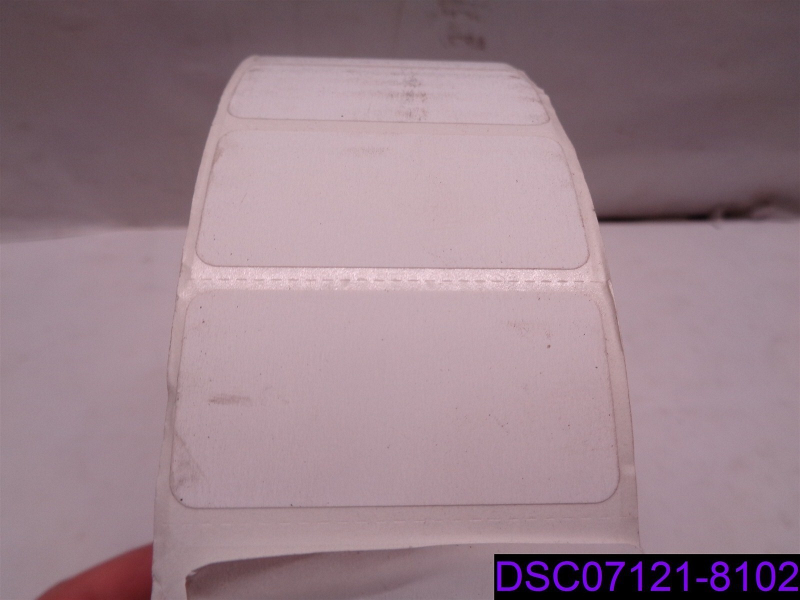 Qty = 11,000 Labels (2 Rolls x 5,500): 2″ x 1″ White Labels