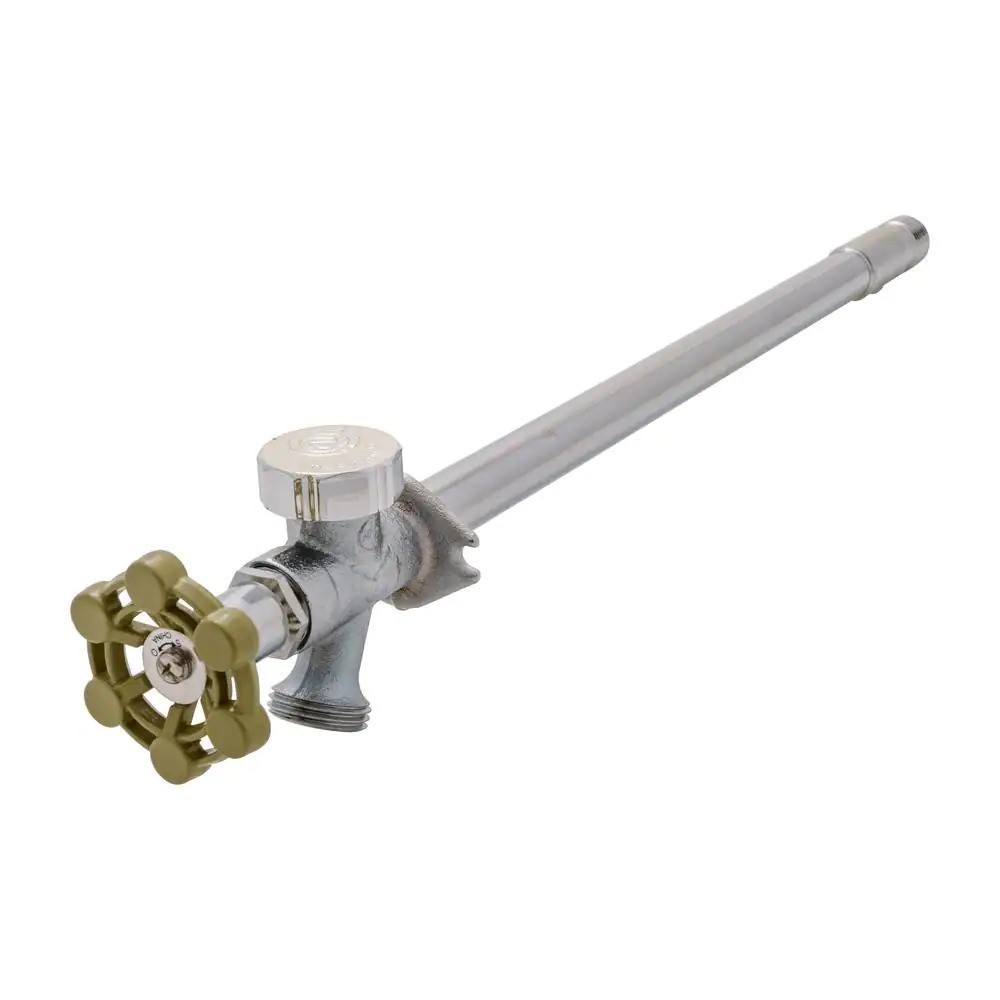 Everbilt 1/2 in x 12 in Brass Anti-Siphon Frost Free Sillcock Valve 104-519EB