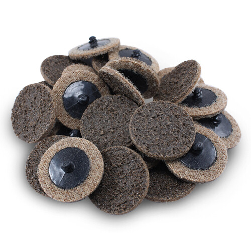 200 Pack – 2″ Roloc Surface Conditioning Discs Coarse Tan Quick Change Prep Pads
