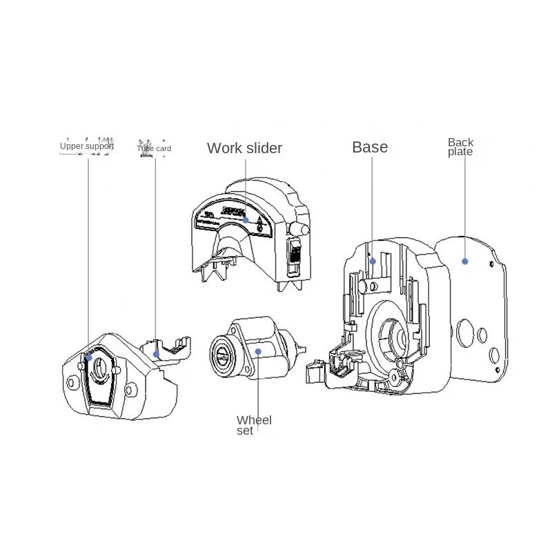 Easy To Install Peristaltic Pump Stepper Motor Speed Regulation Peristaltic Pump