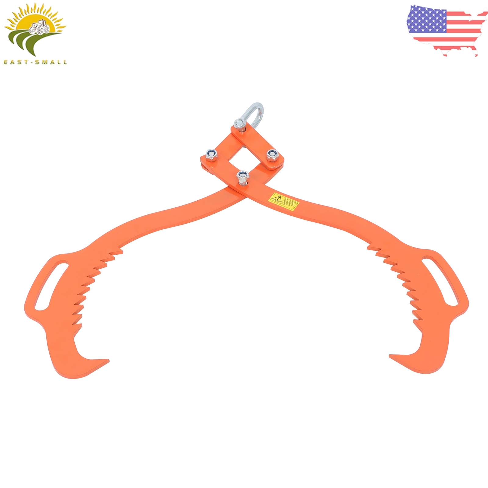 Heavy Duty 2 Claw Timber Log Lifting Logging Tongs Grabber Tong 28in Claw Hook