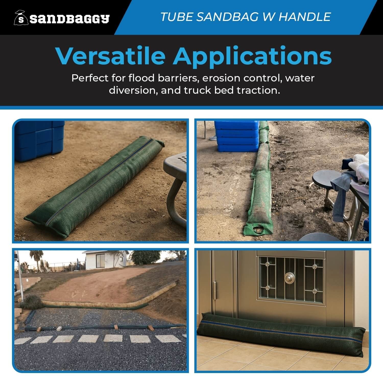 Sandbaggy -1 -11×48 Long-Lasting Empty Sandbags For Sale- Sandbag Sand Bags Bag