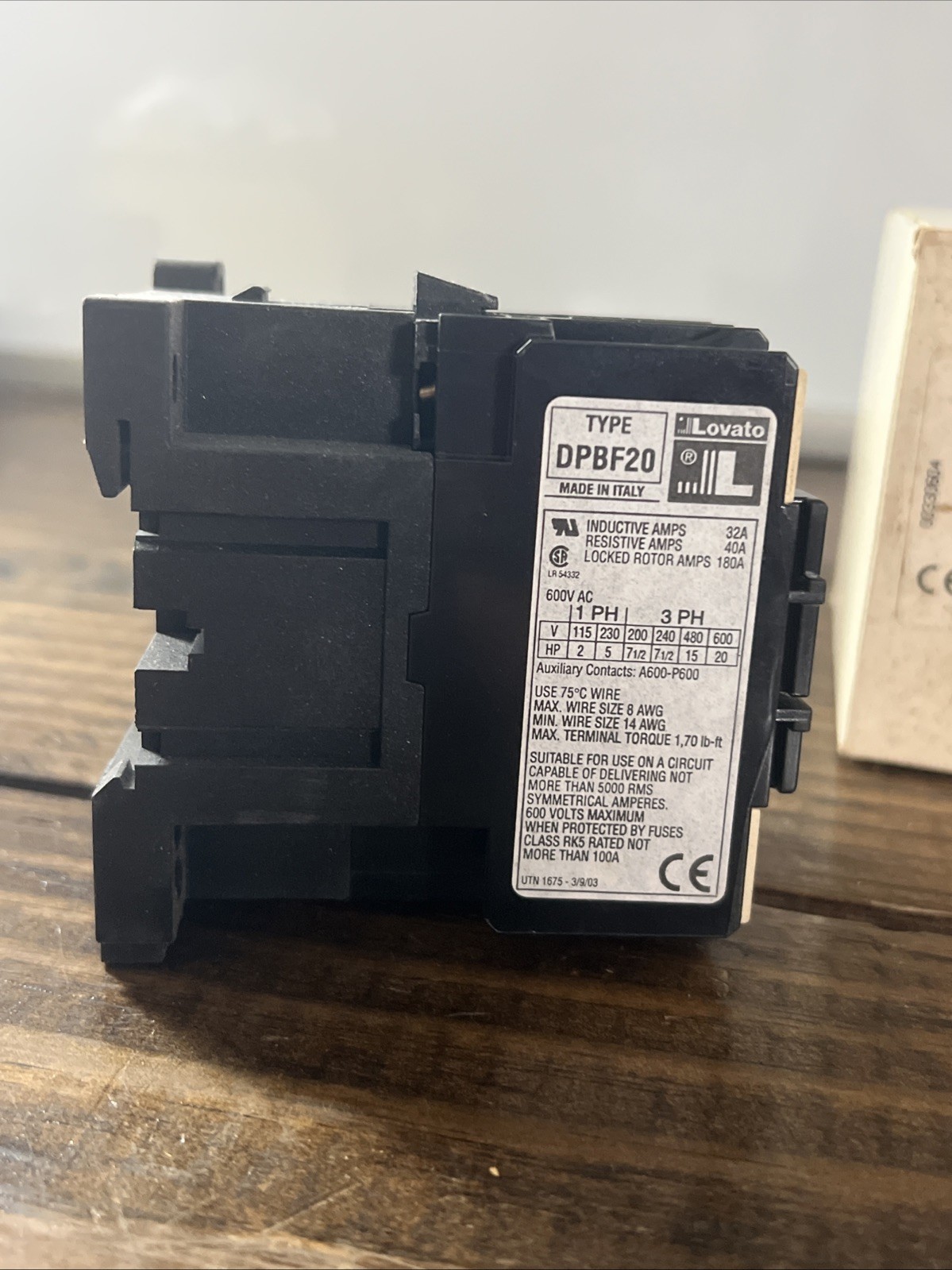 *NEW IN BOX* Lovato 11DPBF20 10 24 60 24V 60Hz