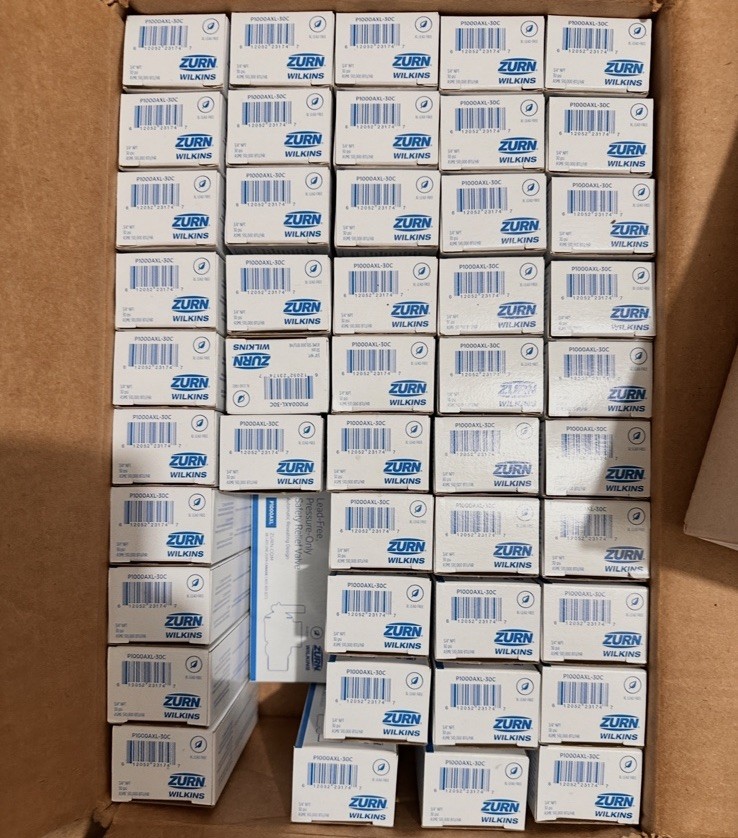WHOLESALE LOT (46)ZURN Wilkins P1000Axl-30C Pressure Relief Safety Valve 3/4Npt