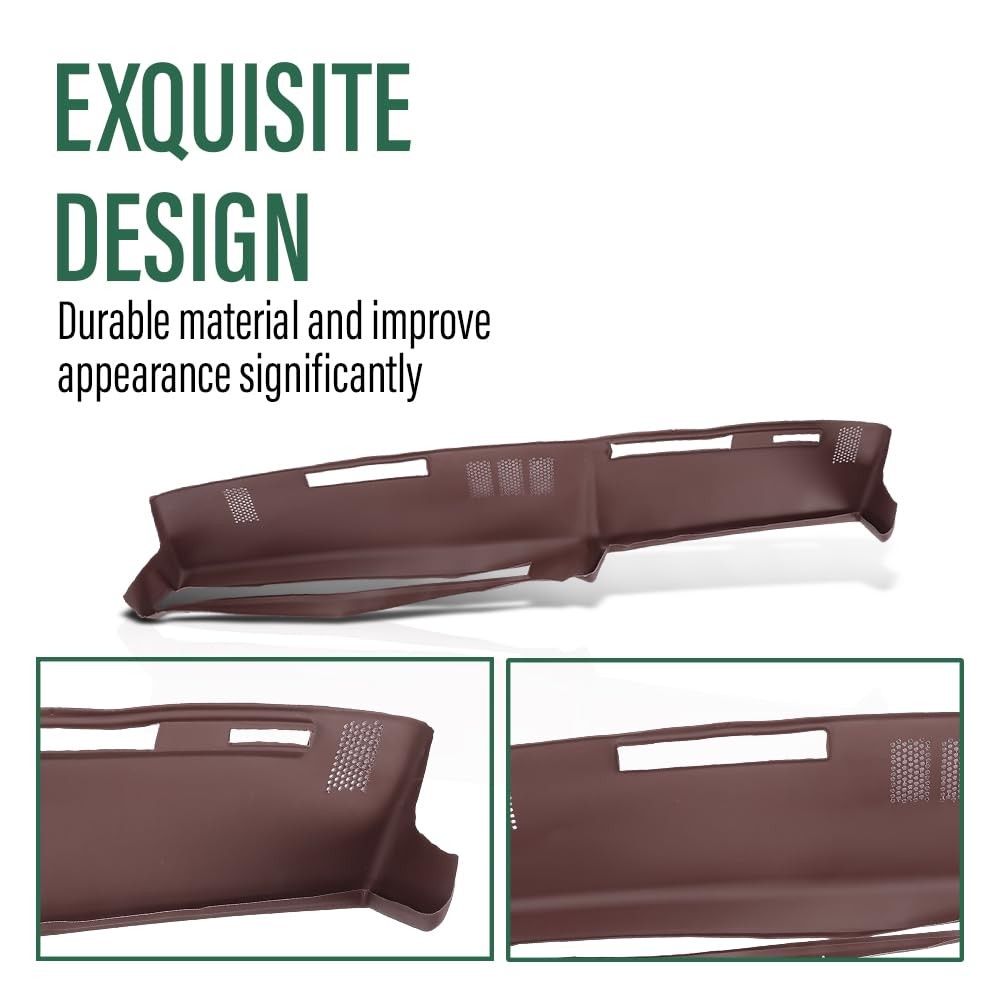 Red TPE Dash Bezel Cover Chevy for GMC Full Size Pickup 81-87 SUV 81-91