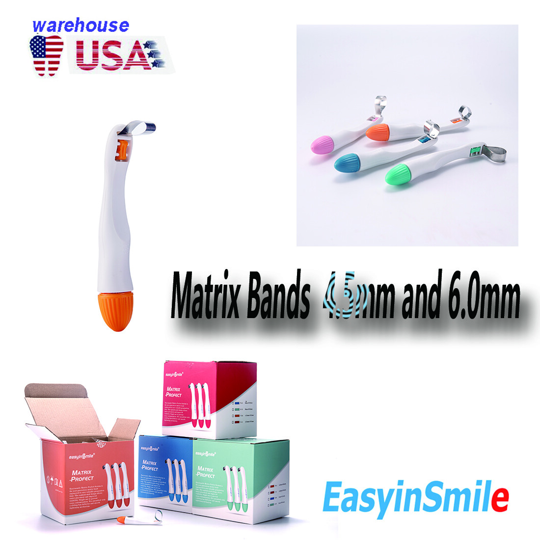 50pcs Dental Pro Matrix Band Stainless Steel Matrix Profect Adjust Band