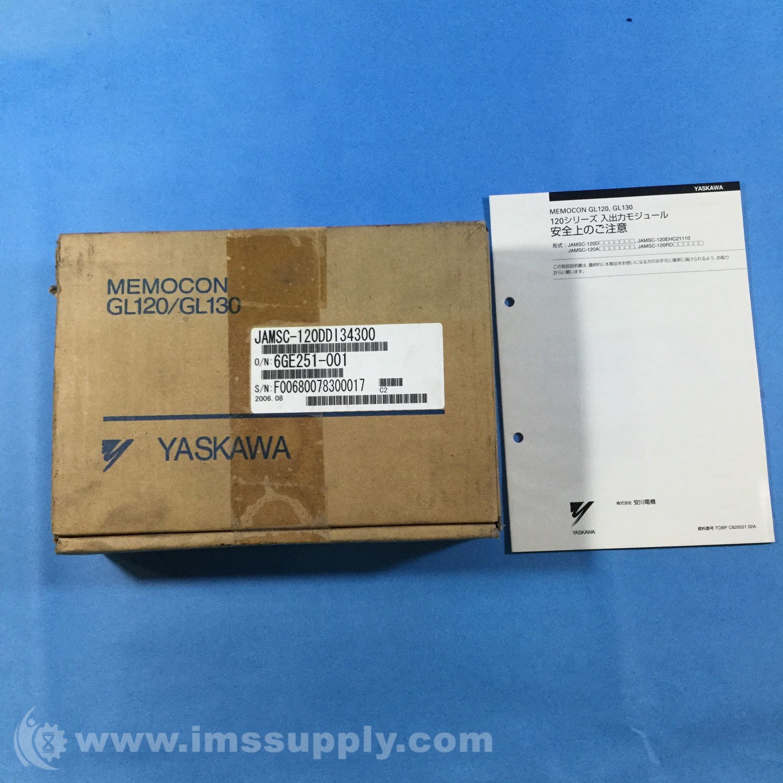 Yaskawa JAMSC-120DDI34300 Input Module FNOB