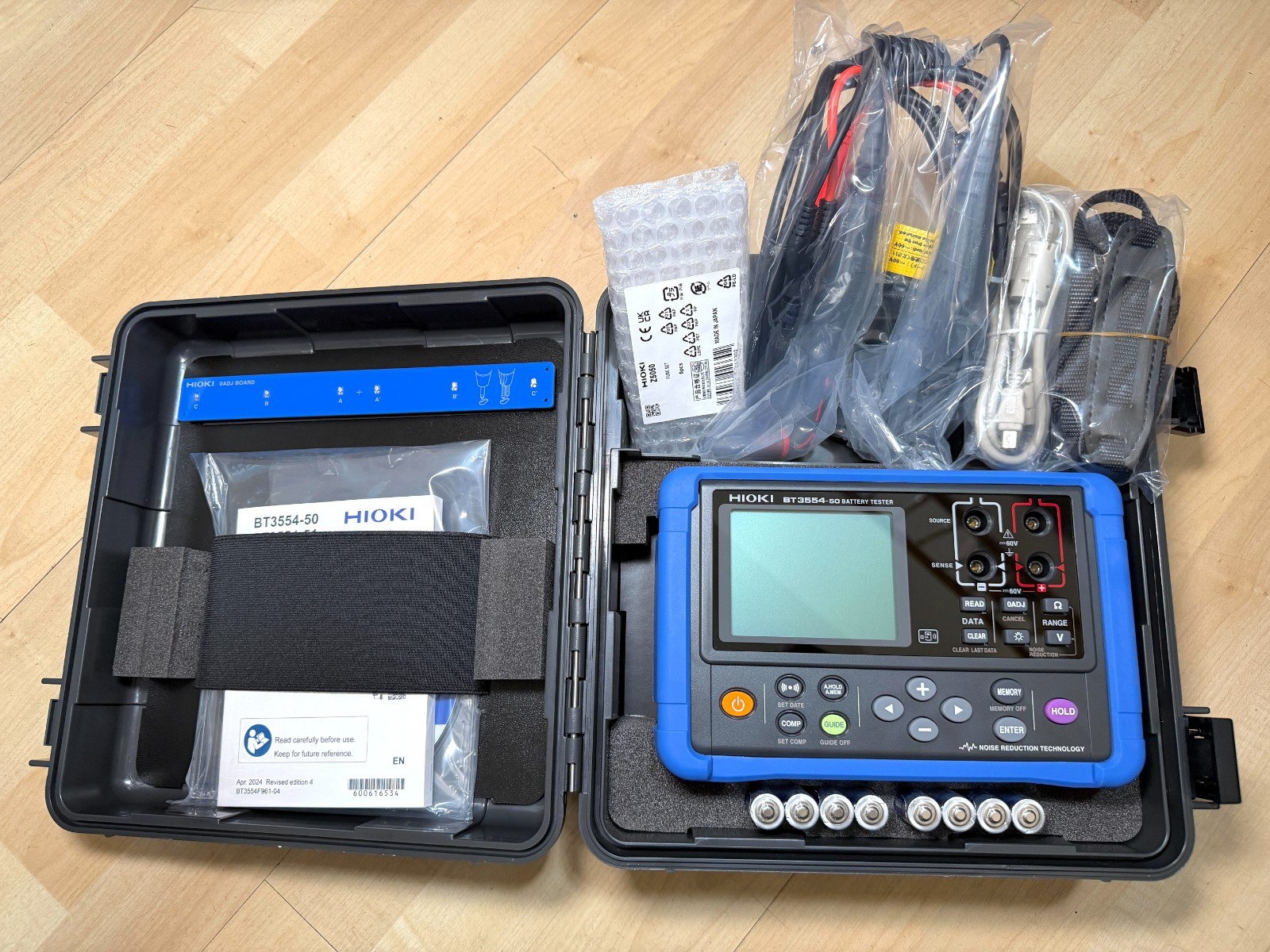 HIOKI BT3554-52 Battery Tester L2020 Pin Lead Wireless Communication BT3554-50