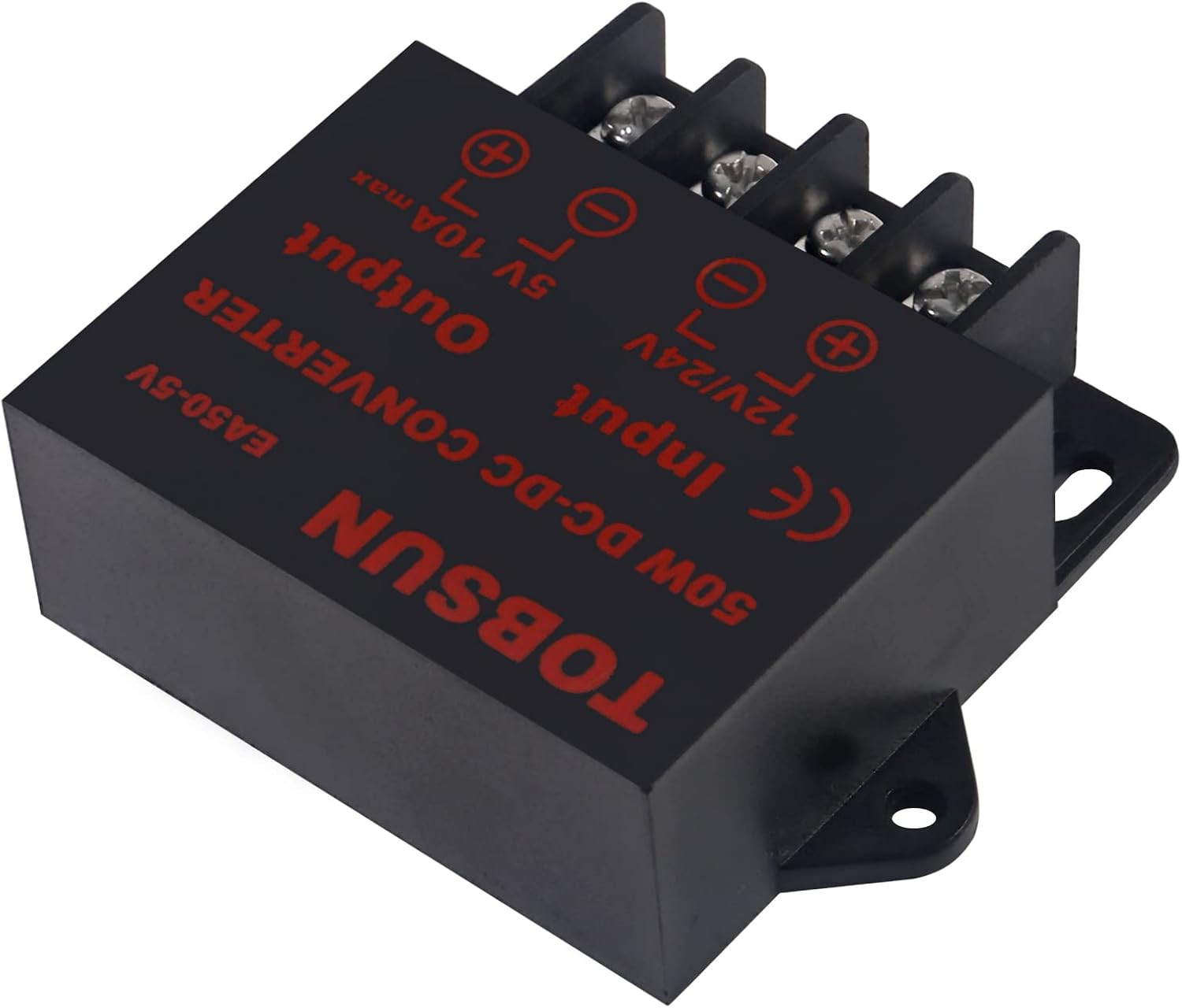 2-Pack 12V to 5V Converter, DC 12V 24V to 5V 10A Step down Converter Adapter DC