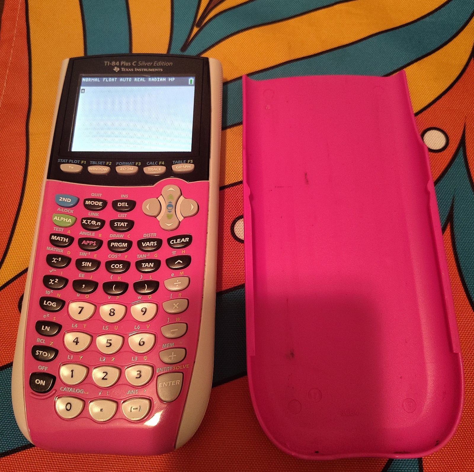 Texas Instruments TI-84 Plus C Silver Edition Graphing Calculator – Pink TESTED