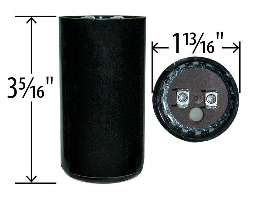 (2) PACK , 21-25 UF MFD HVAC Motor Start Capacitors 250 VAC VOLT & Resistors