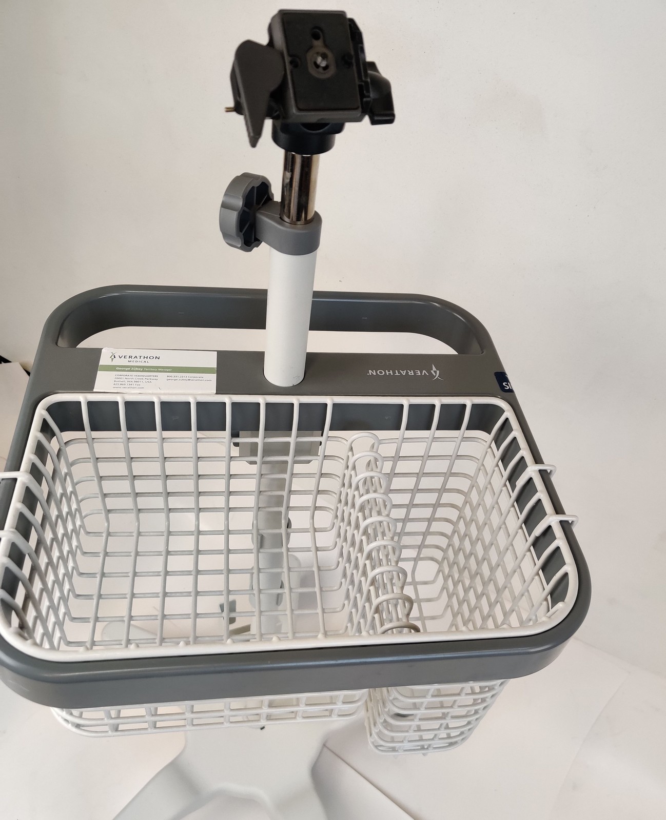 Verathon Glidescope GVL AVL Video Monitor Deluxe Rolling Cart 0800-0537