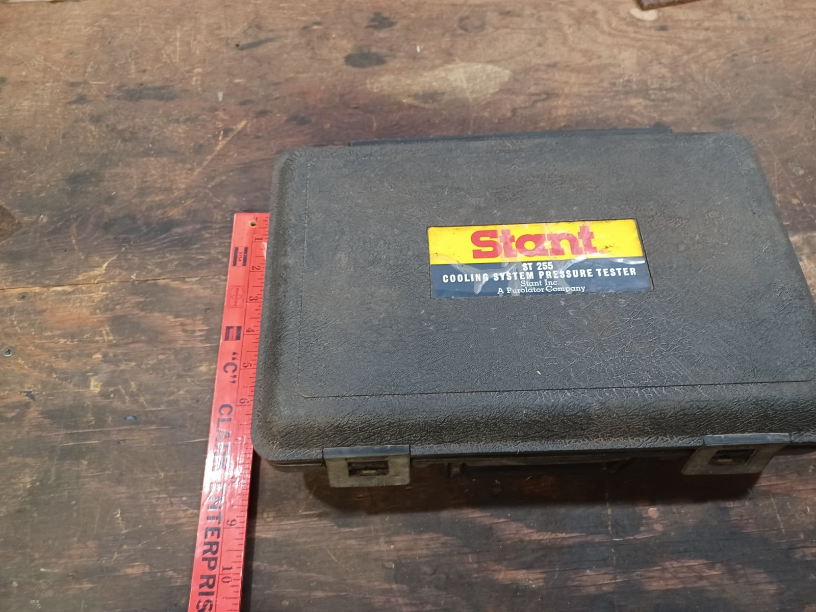 Stant Cooling System Pressure Tester Automotive Black VintageST 255 Kit untested