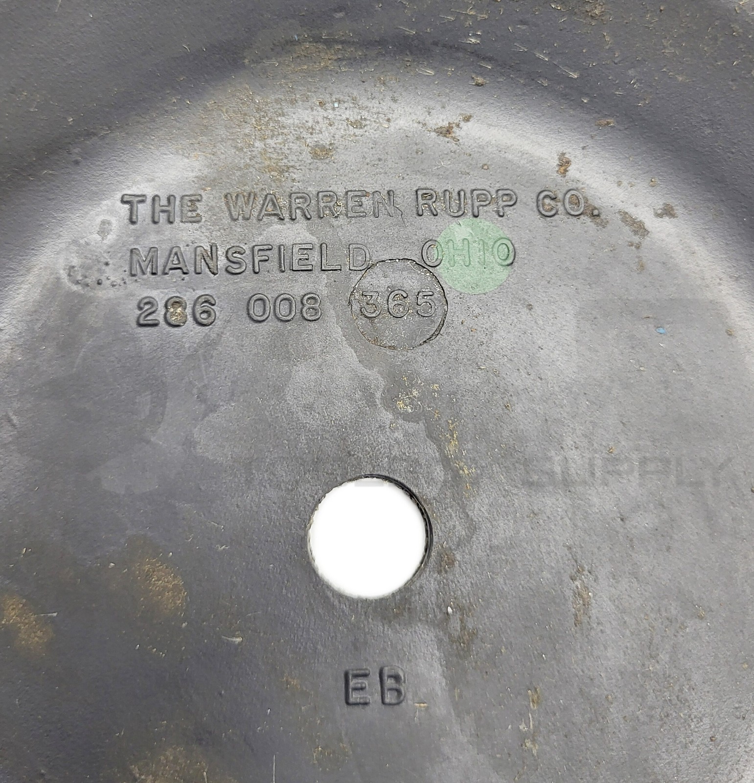 NEW WARREN RUPP 286 008 365 DIAPHRAGM