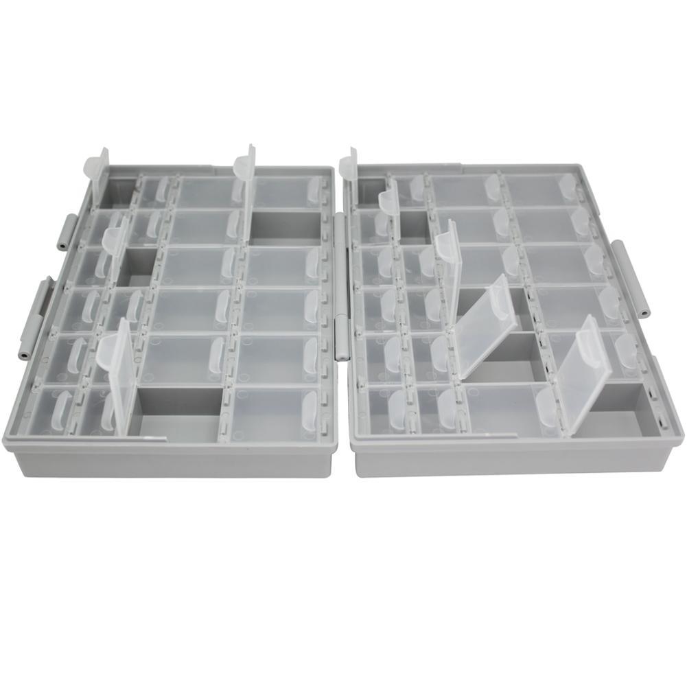 AideTek BOX-ALL-48 Enclosure box SMD SMT 0805 0603 0402 components storage USA