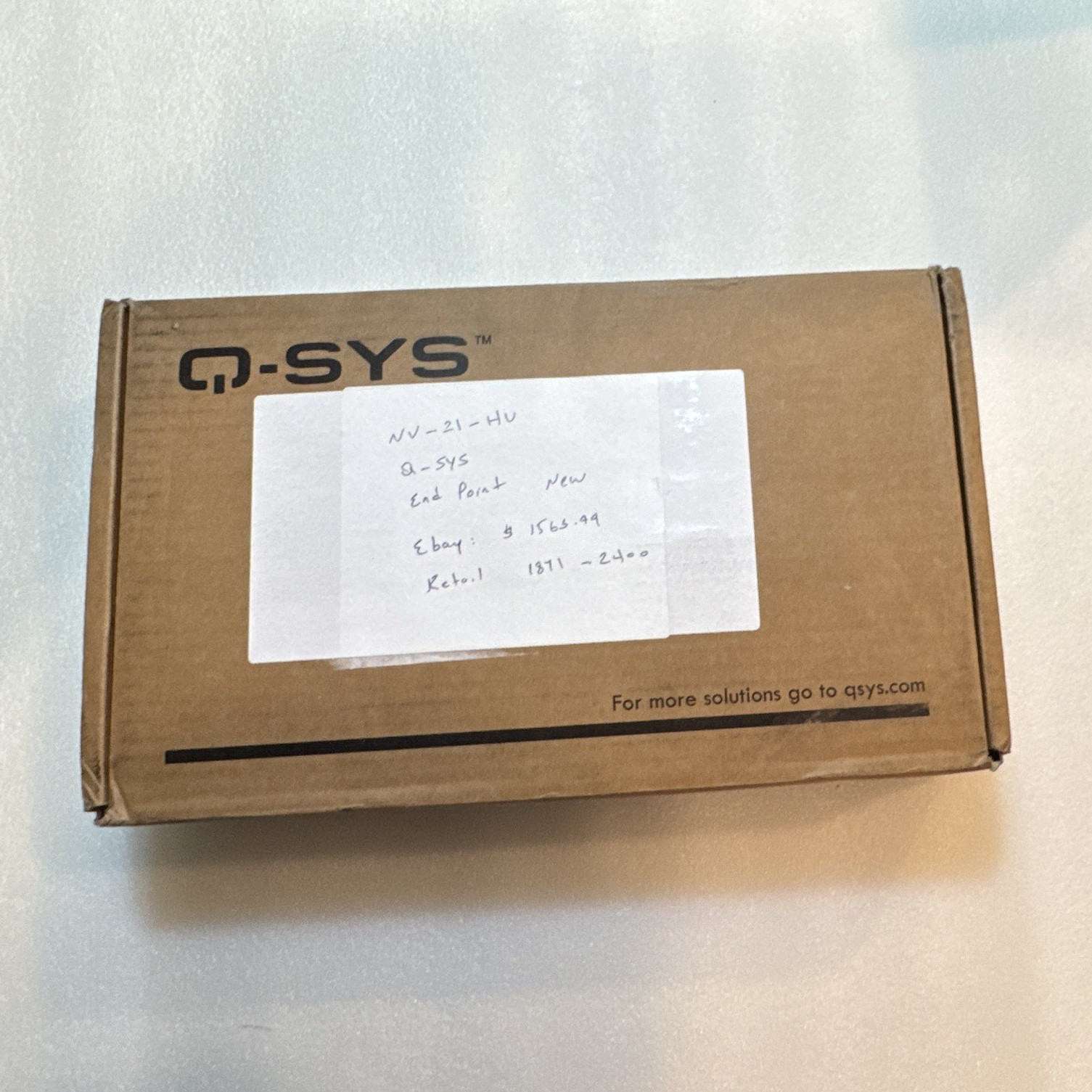 Q-SYS NV-21-HU Network Video Endpoint HDMI In/Out PoE USB-C USB-A FG-901499-00
