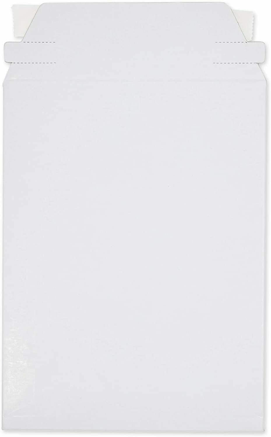 60 – 6×8 White 450GSM Self Seal Ship Flat Ultra Thick Cardboard Envelope Mailers
