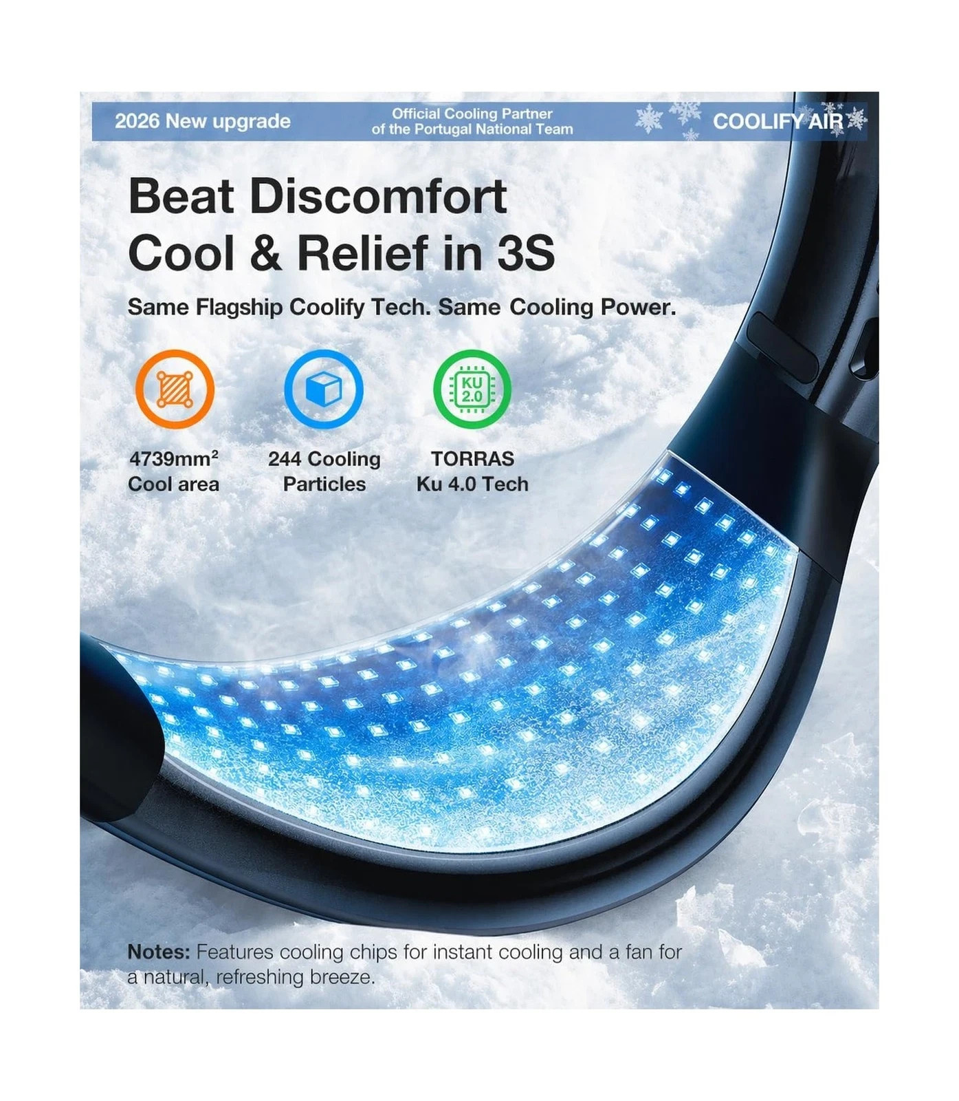 TORRAS COOLiFY Air 2026 Upgraded Neck Fan Air Conditioner, Dual-Airflow Pro C…