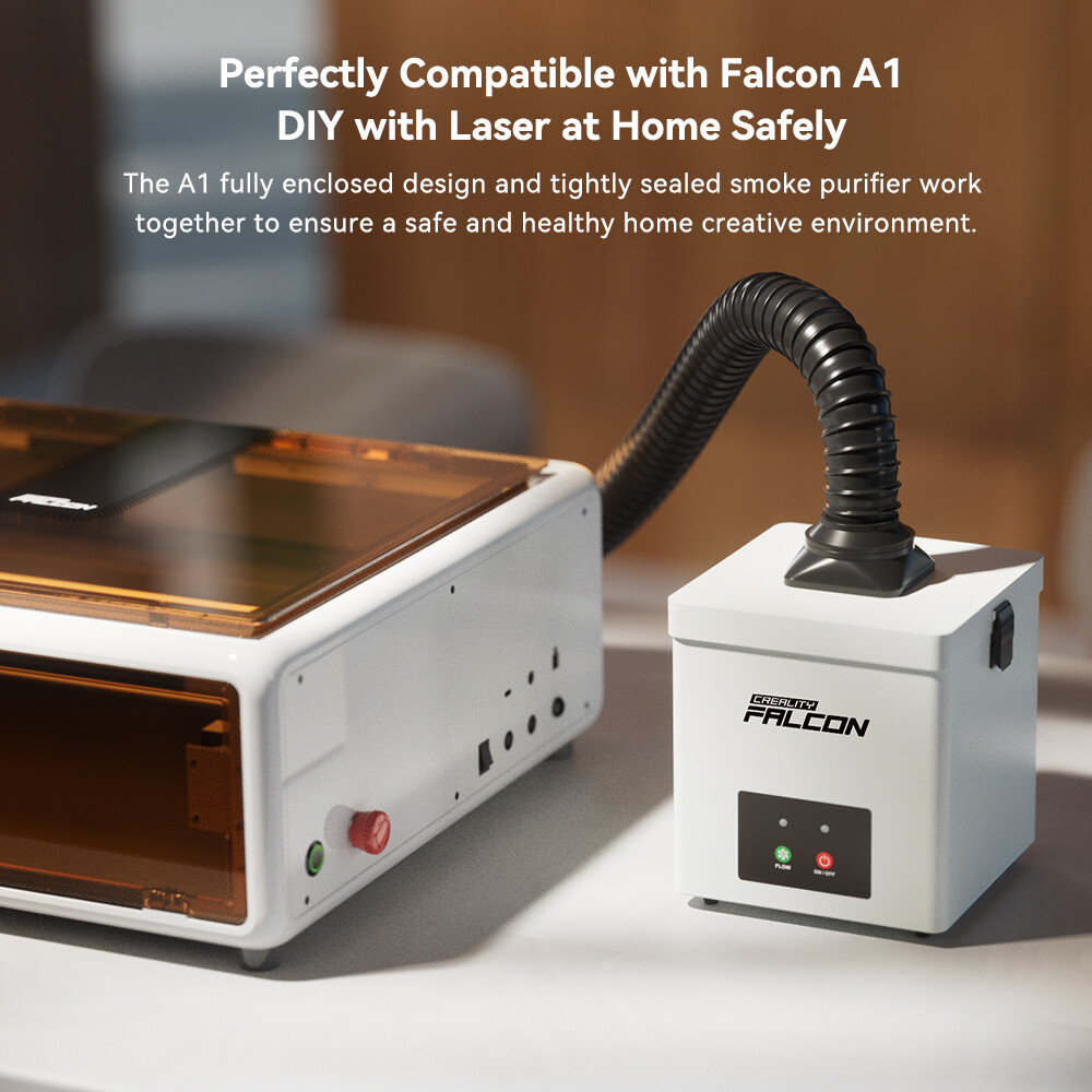 Creality Smoke Purifier 2Layer Filtration Desktop Air Purifier for Laser Engrave