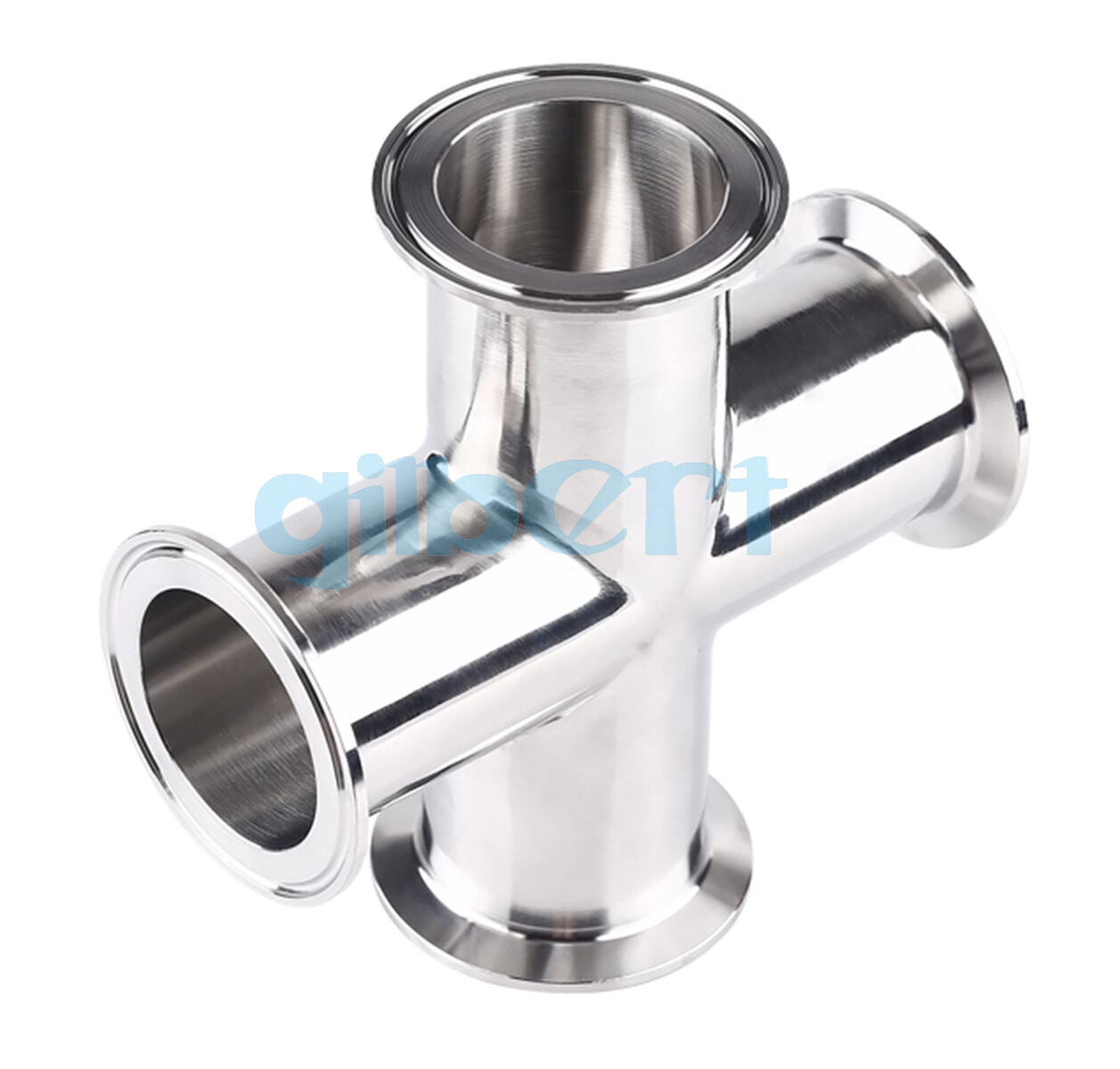 1.5″ 2″ 2.5″ Tri Clamp Equal 4 Ways Cross 304 Stainless Sanitary Ferrule Fitting