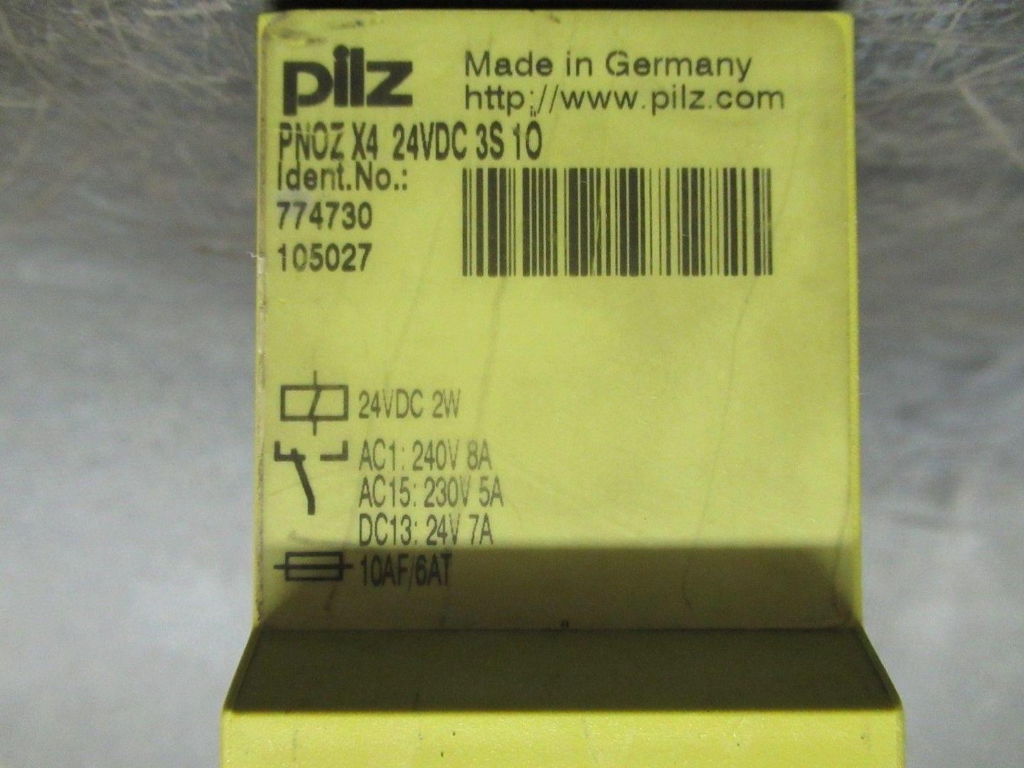 PILZ PNOZ X4 SAFETY RELAY 24VDC 240V 8A **WARRANTY INCLUDED**