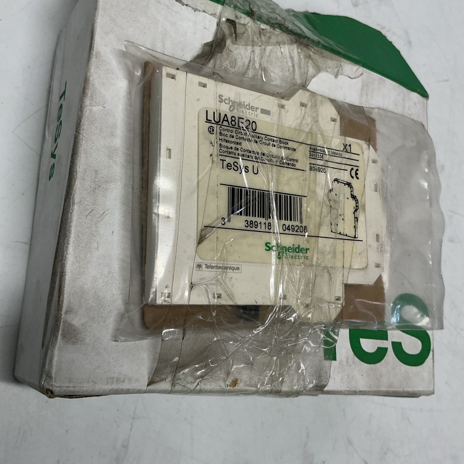 Schneider LUCB05FU/LUB12 Motor Control Unit W/ LUA8E20 AUX Contact. W-274