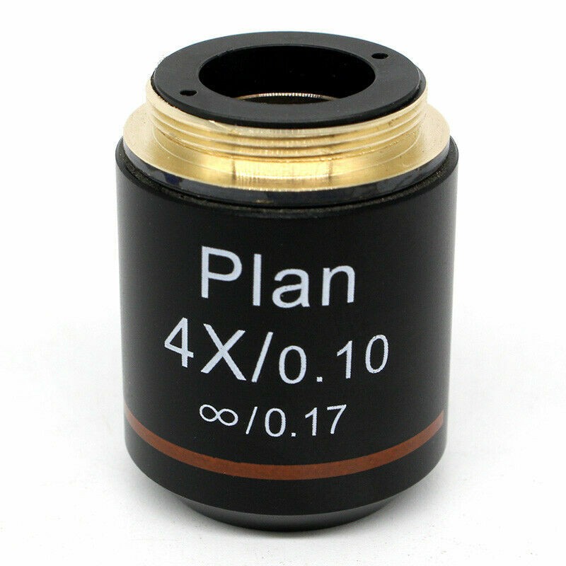 4X / 10X / 40X / 100X Infinity Plan Objective Lens 20.2mm RMS for Microscope