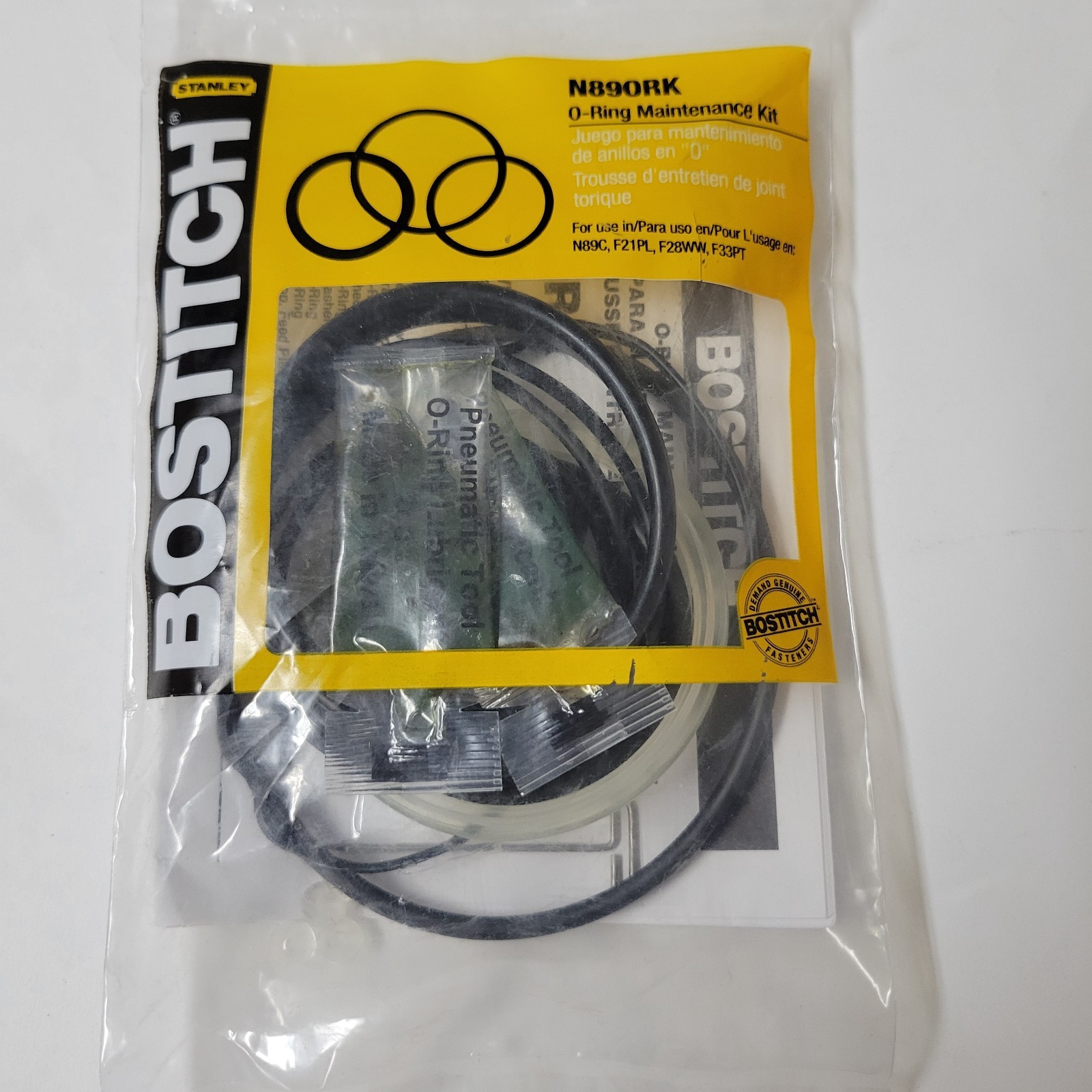 Bostitch N89ORK OEM O-Ring Maintenance Kit For N89C, F21PL, F28WW, F33PT Nailers