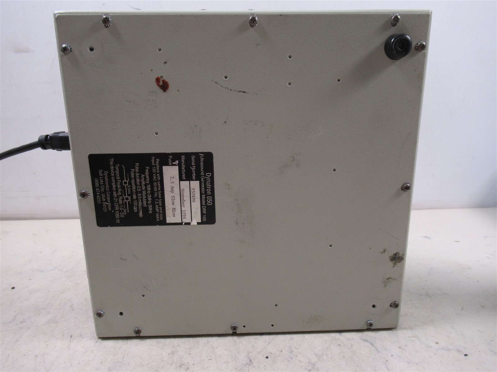 Dynatron 850 Combination Therapy Unit Ultrasound Generator DRF 100 Chiropractic