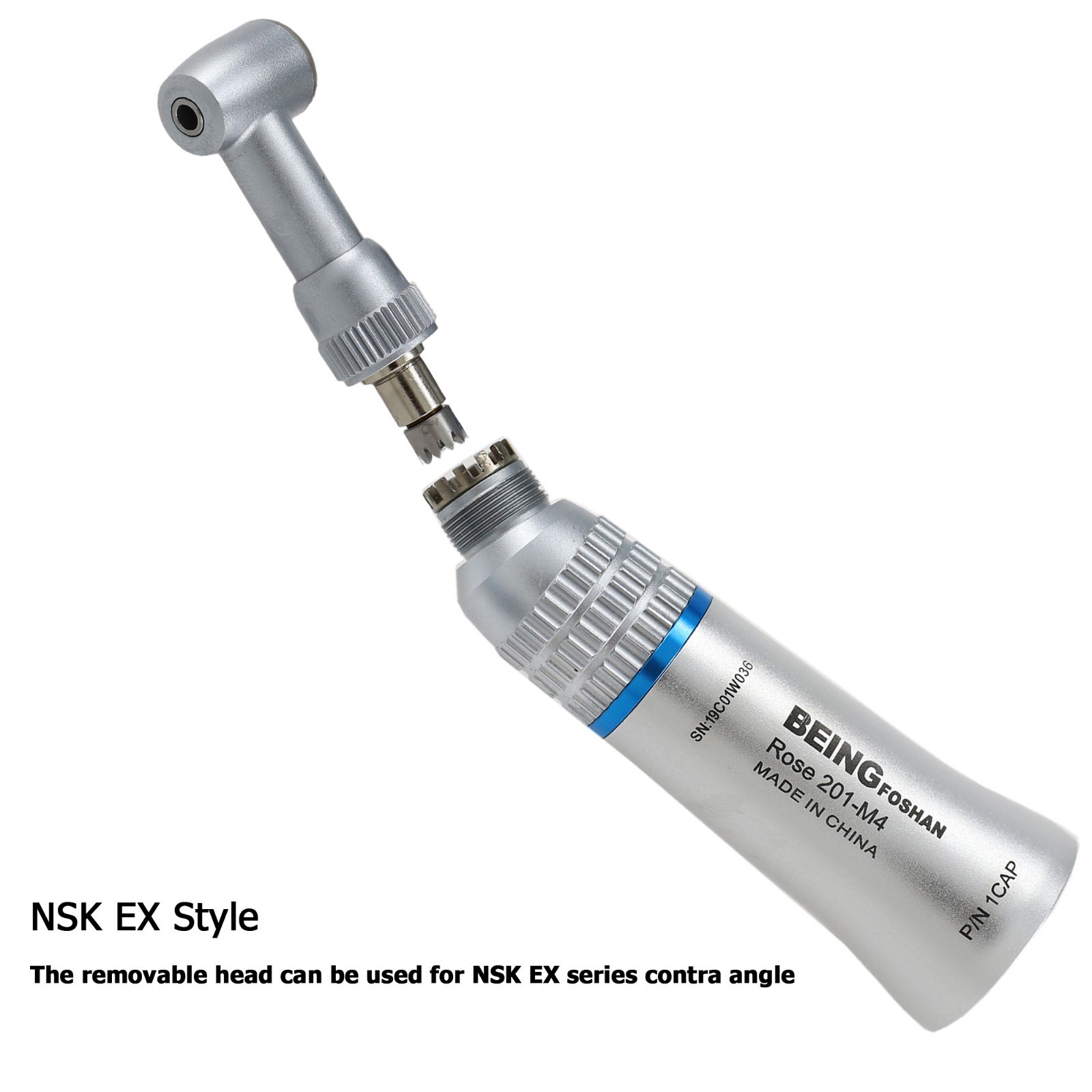 BEING Dental Contra Angle Straight Handpiece Air Motor 4 Hole Low Speed NSK KAVO