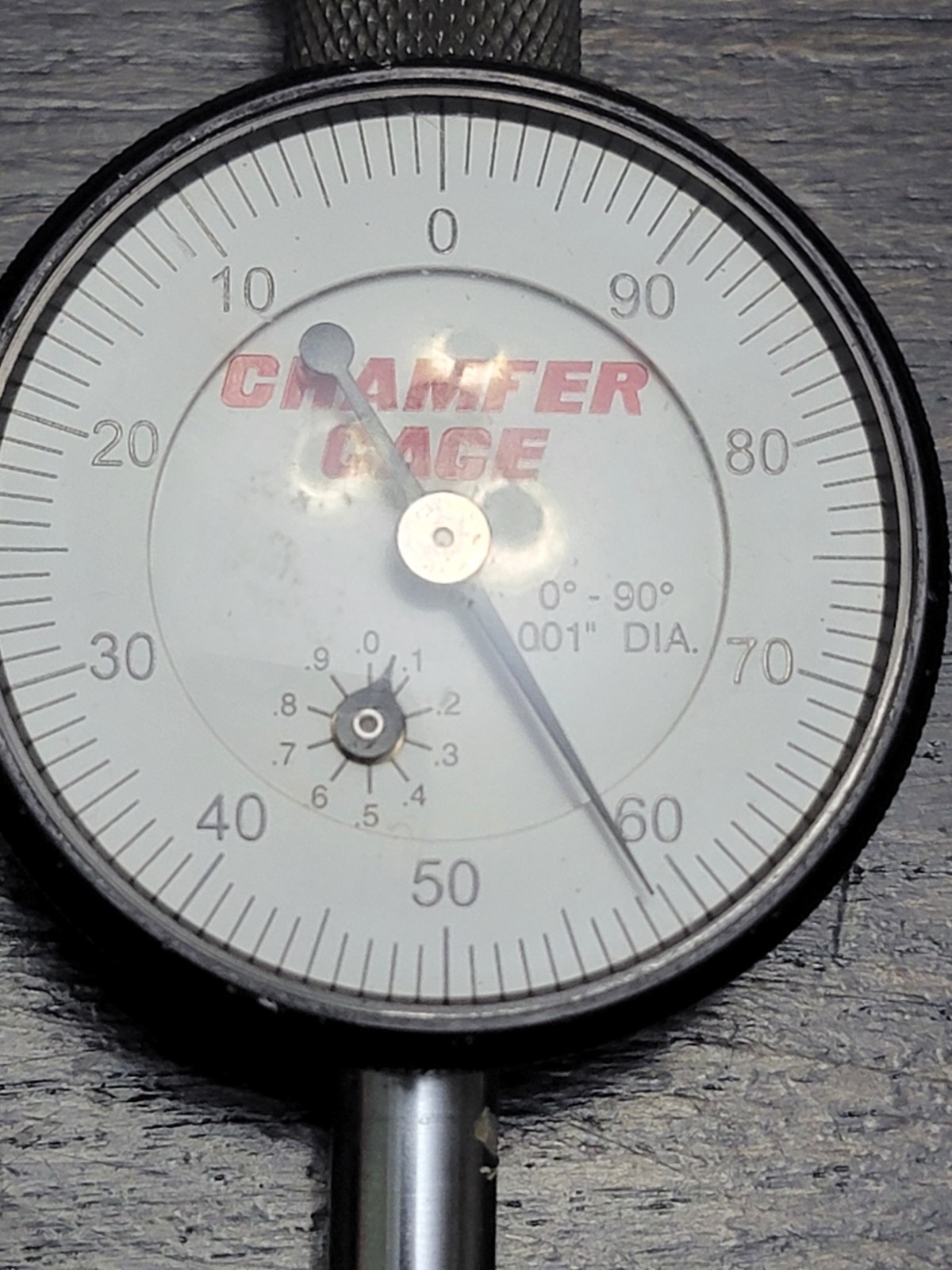 BARCOR INC. Model 1090 0-90 Degree .001″ DIA. Chamfer Gage Made In The USA ?