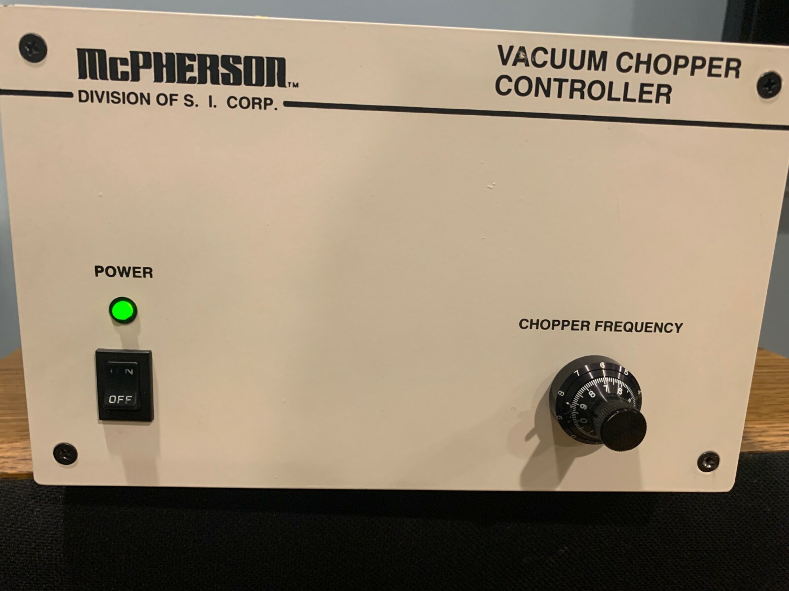 Vacuum Chopper Controller McPherson 793-1 Optical Light Beam Laser Photo Shutter