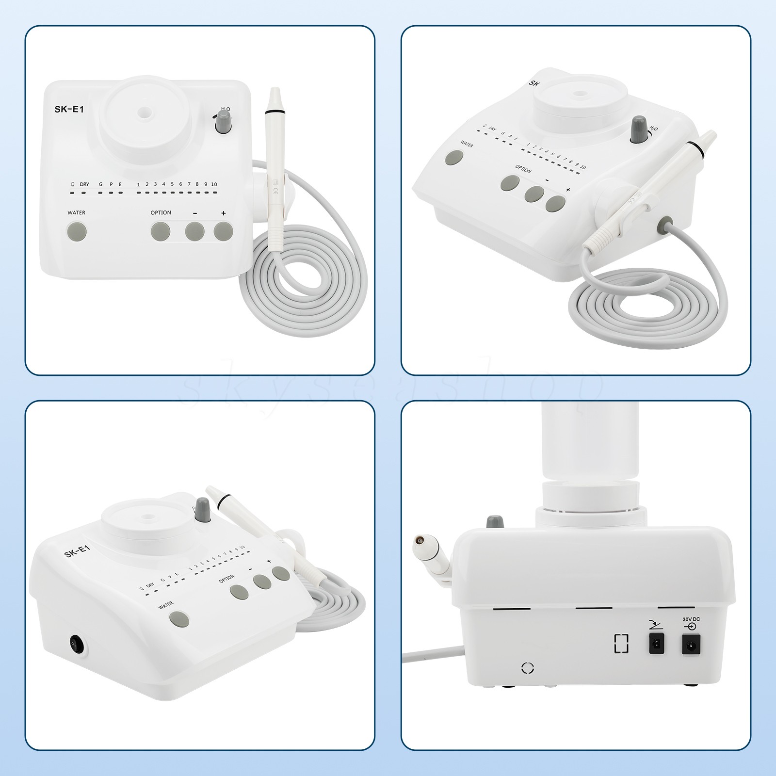 Dental Ultrasonic Scaler 2 Bottles Fits EMS Cavitron SKYSEA & 2*Handpiece HW-3H