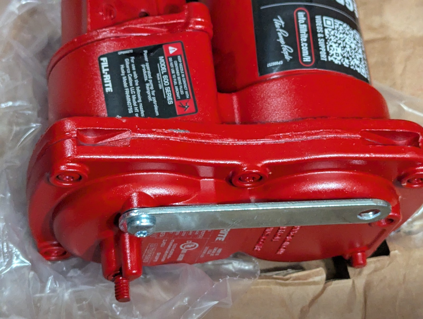 Fill-Rite FR610H 115V 15-GPM Fuel Transfer Pump w/ Hose & Nozzle/Gas, Diesel,E15
