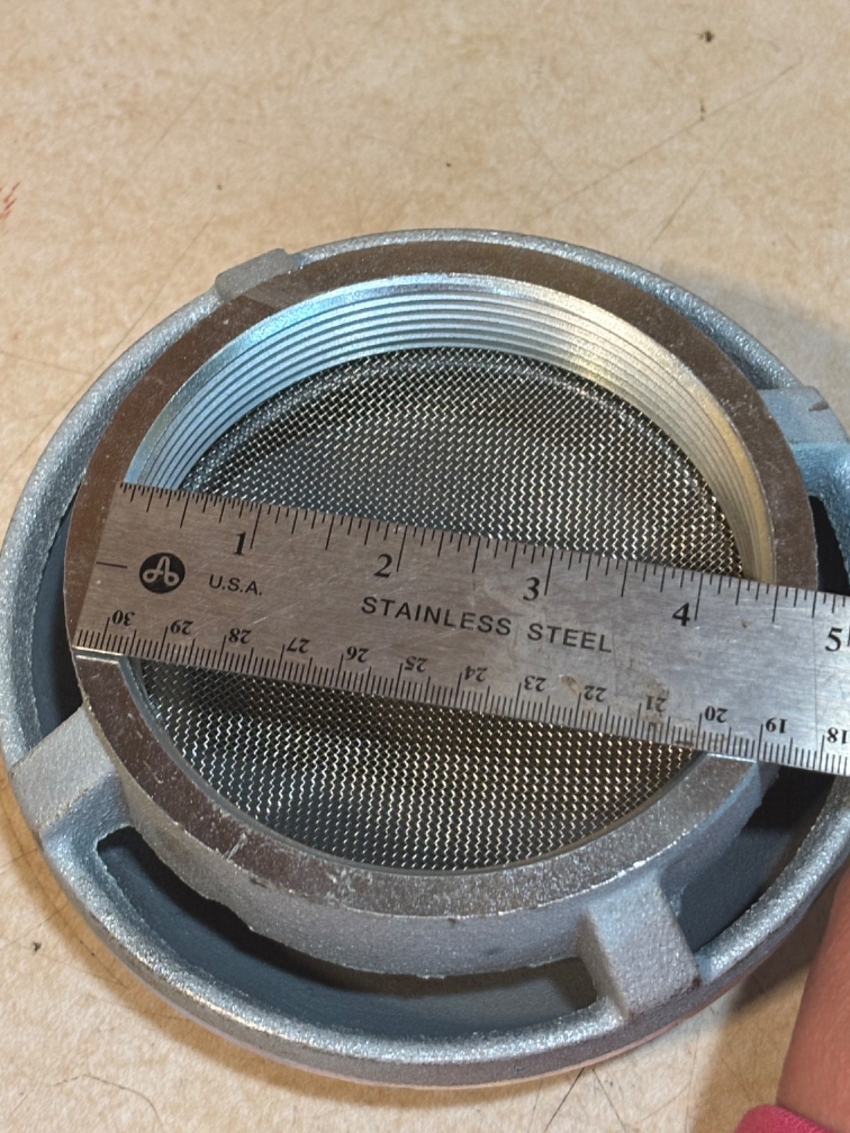4″ RWB Mushroom Vent Cap with Screen Rust-Resistant Galvanized Plated Iron 14028