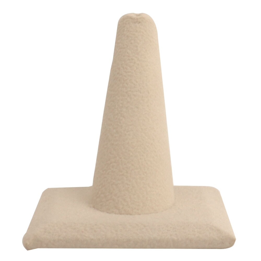 Beige Jewelry Ring Display Stand Holder Organizer
