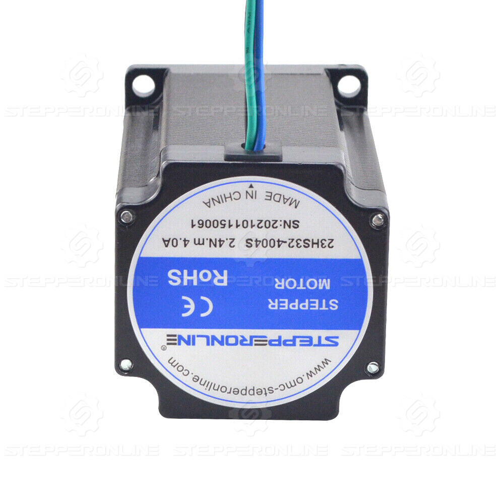 STEPPERONLINE 3X Nema 23 Stepper Motor 2.4Nm(340oz.in)4A 8mm Shaft 57x82mm CNC
