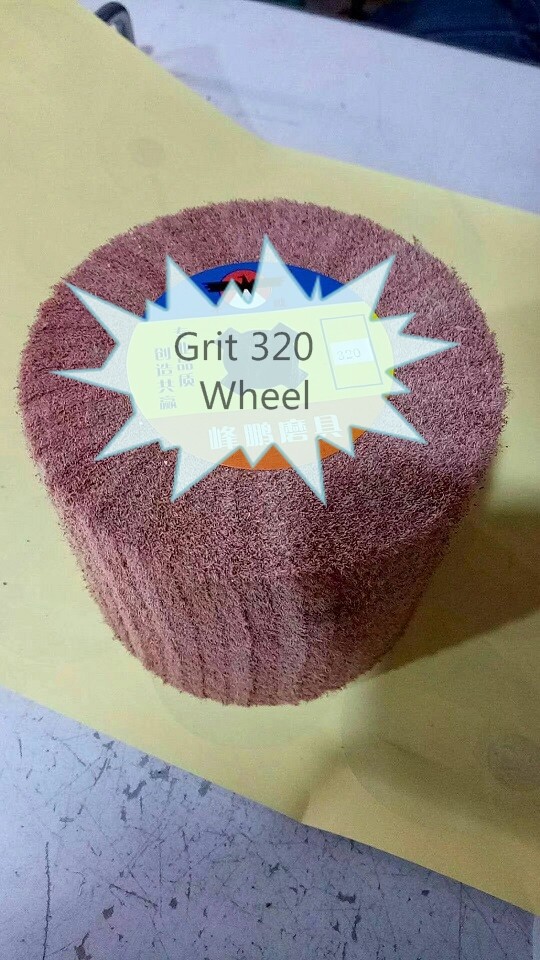 Non-woven Wire Drawing Wheel Abrasive Drum Burnishing Polishing Tool 40-600 Grit