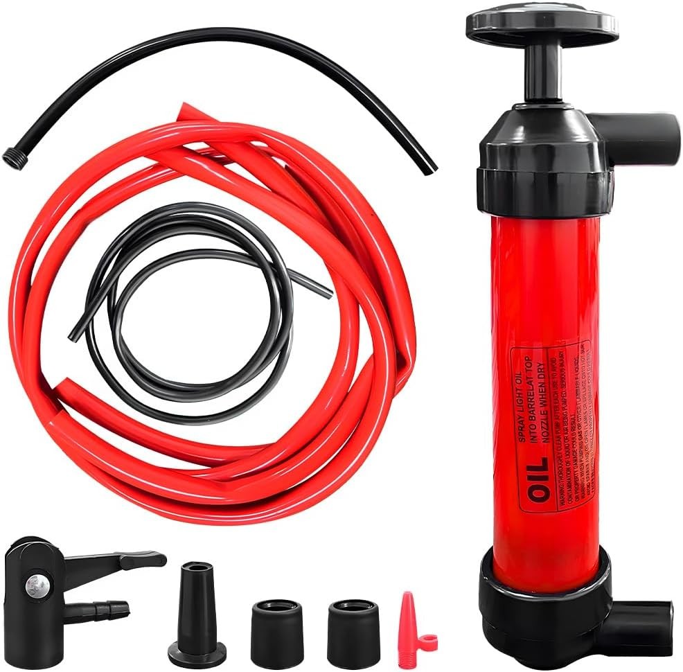 Siphon Fluid Extractor Pump Manual Suction Oil Fuel Transmission Transfer Hand