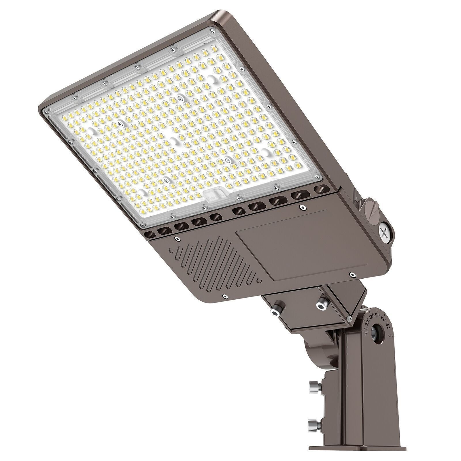 LED Parking Lot Lights 200W 28000LM 2 Pack Slip Fitter Mount Dusk to Dawn IP65