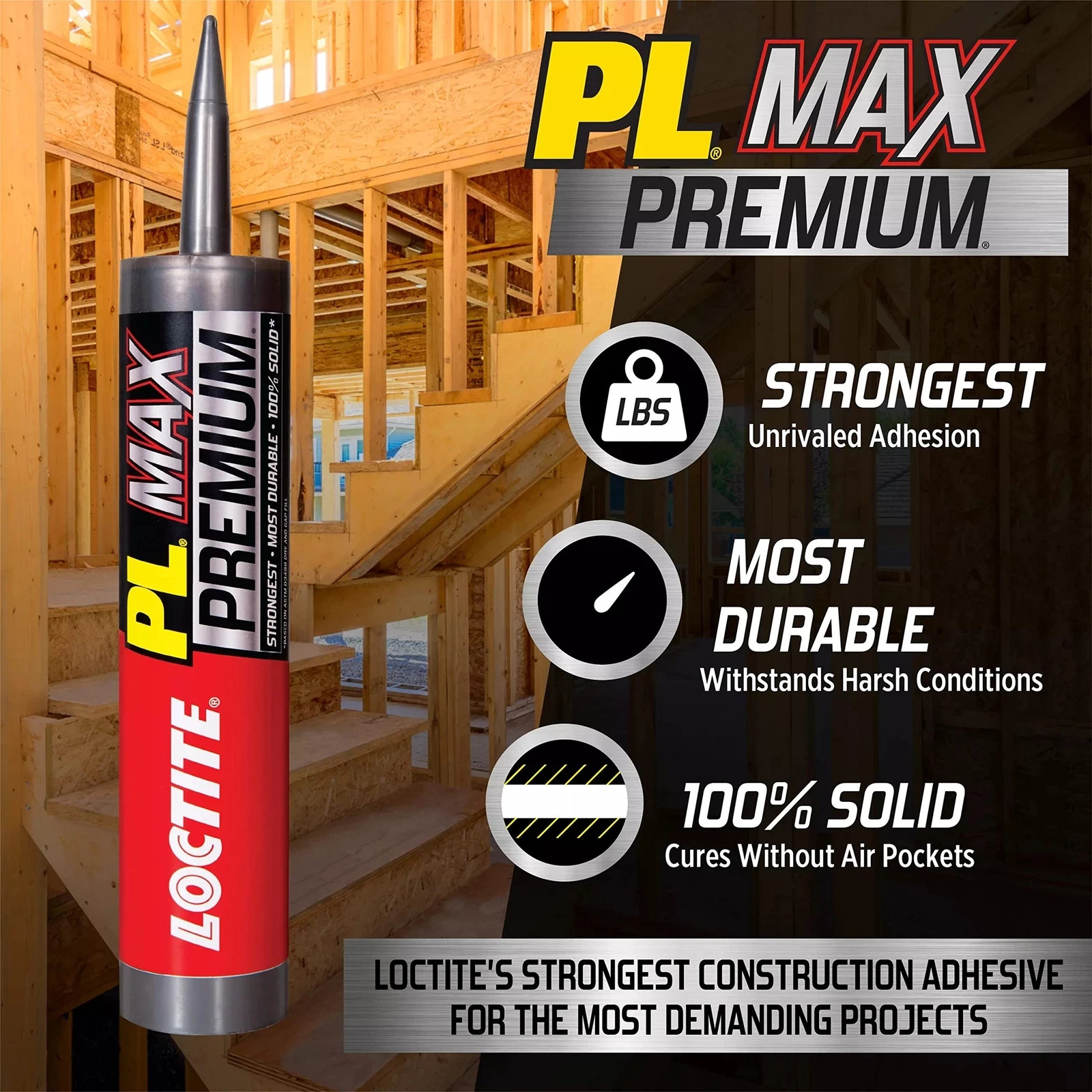 Loctite PL Max Premium 9 Oz Cartridge Construction Adhesive (2-Pack) 2292244