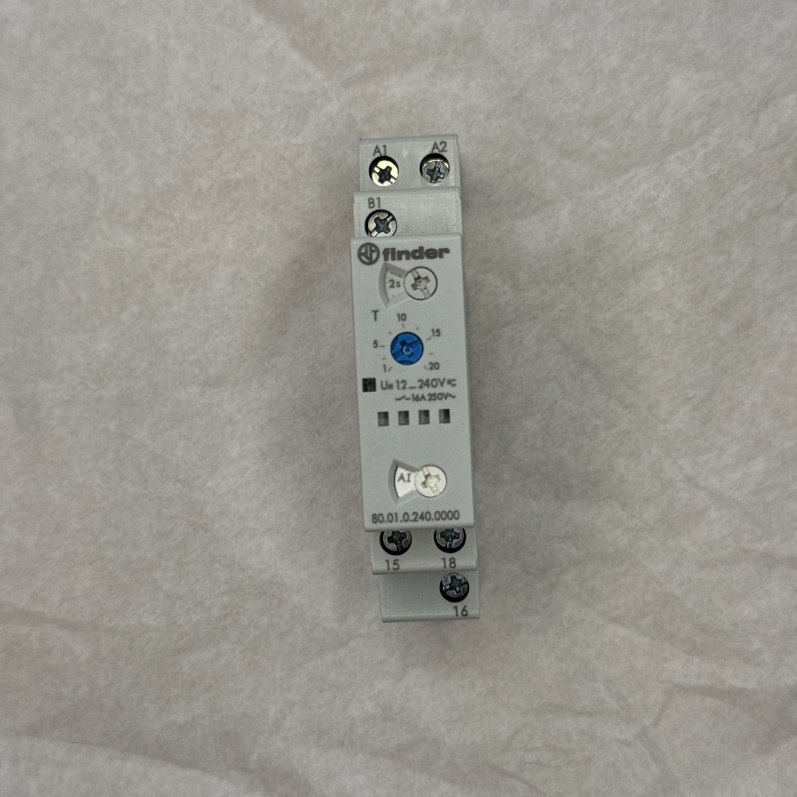 FINDER TIME DELAY RELAY, 80.01.0.240.0000 MODULAR TIMER, NEW IN BOX