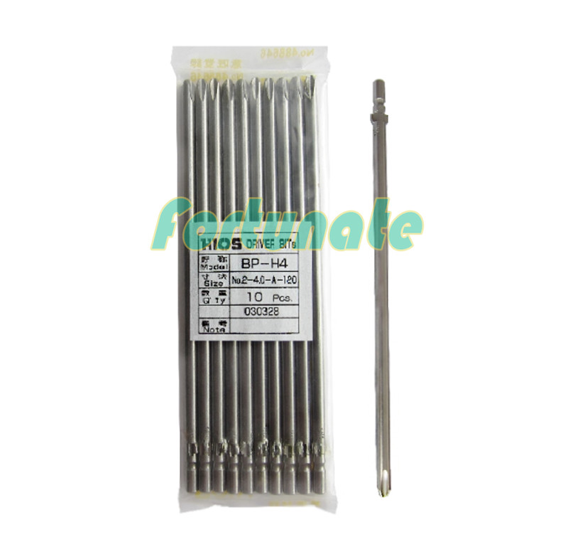 10pcs/pack NEW FIT FOR BP-H4 No.2-4.0-A-40/60/80/100/120/150 electric batch head