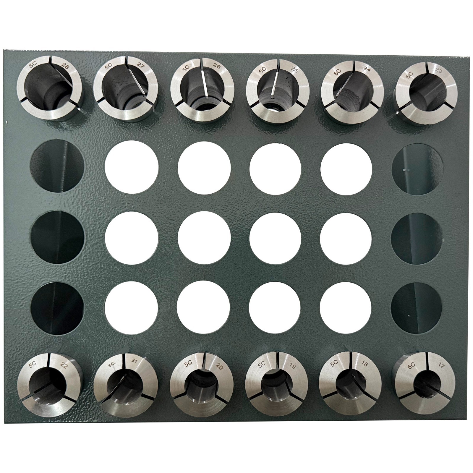 28PCS/Set Metric 5C Collet Grinding&Milling Machine Spring Cylinder Clamp