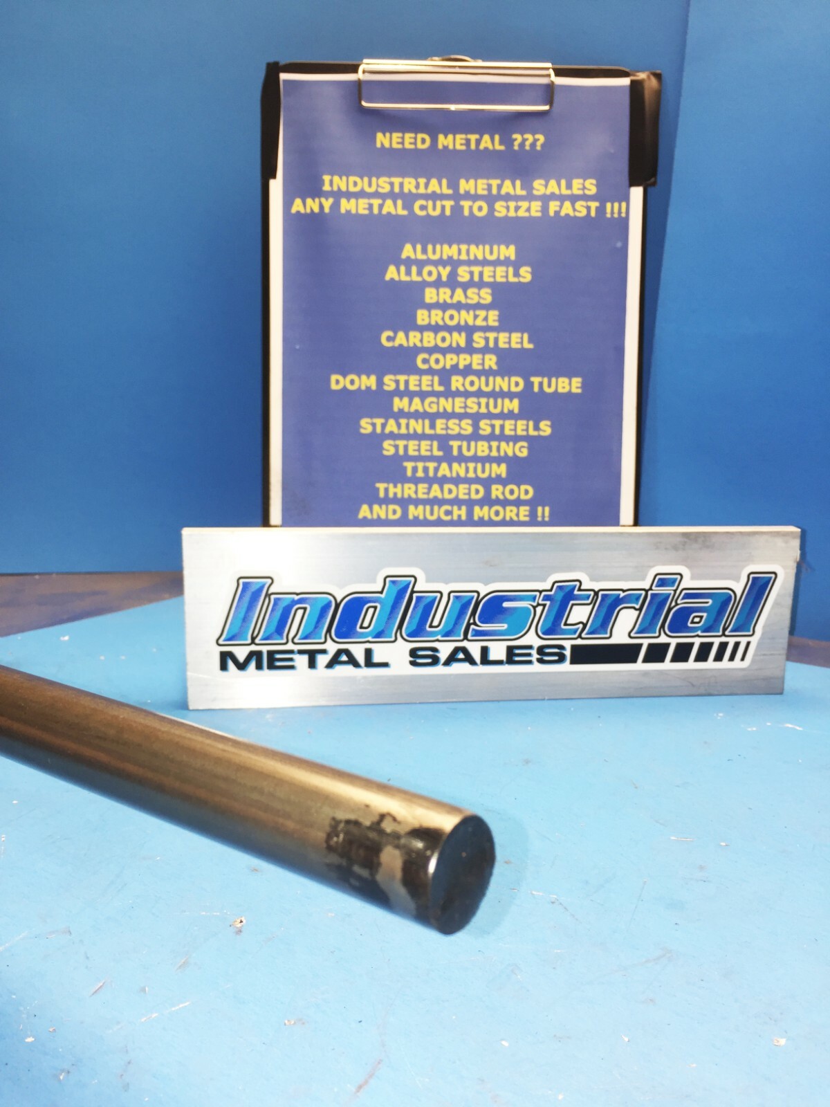 3/4″ Diameter x 12″-Long C1018 Steel Round Bar–>.750″ Diameter 1018 Steel Rod
