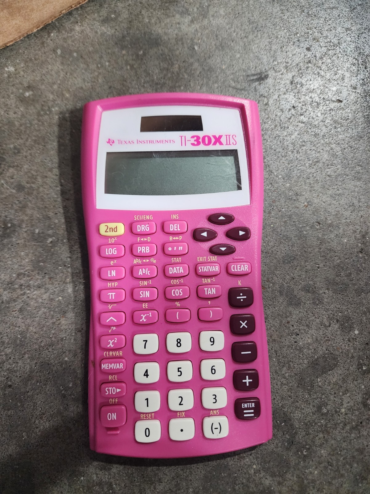 Texas Instruments TI-30XIIS Scientific Pink Calculator