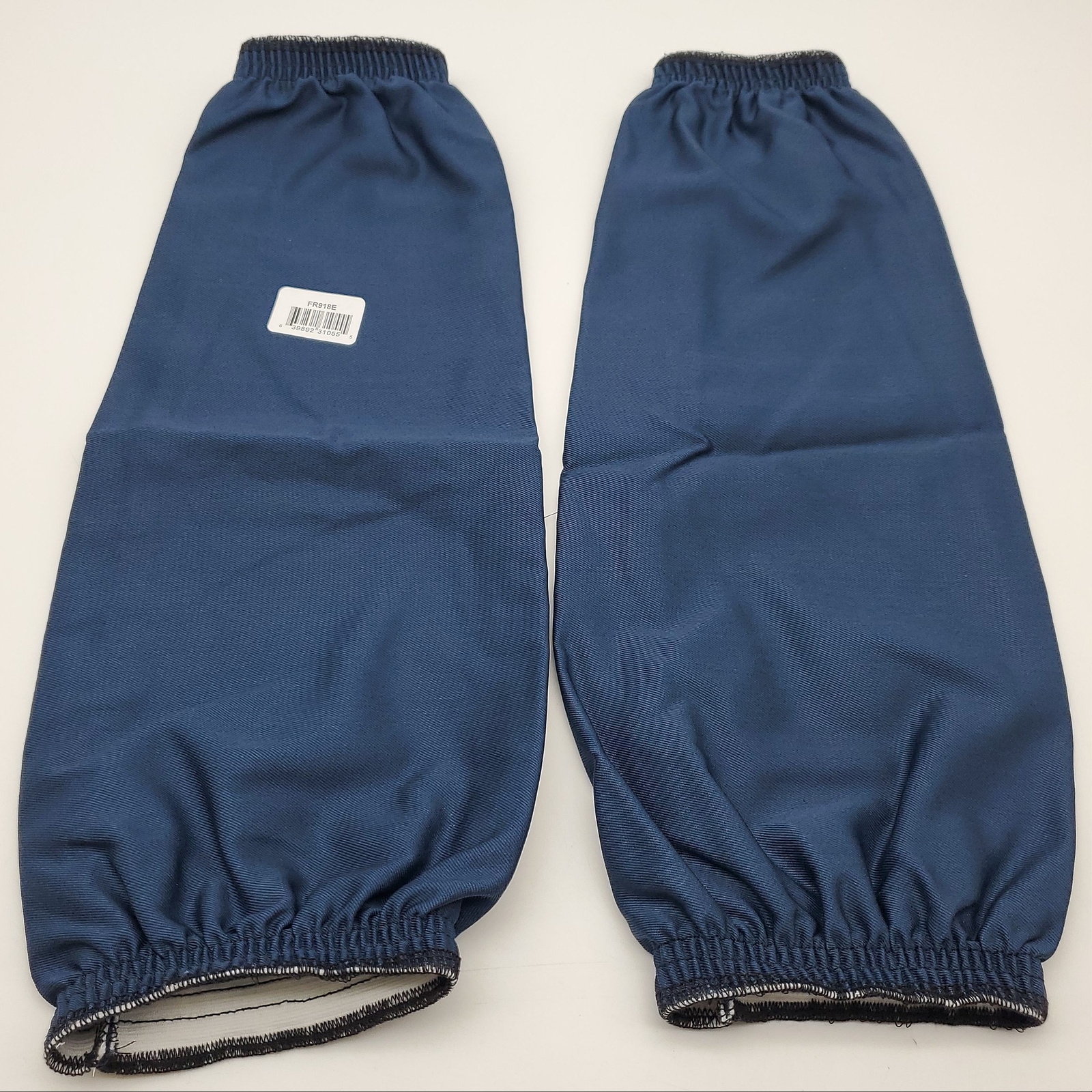 Stanco Welder Sleeves 18″ Blue Universal Fit Dual Elastic Cuffs Cotton FR918E