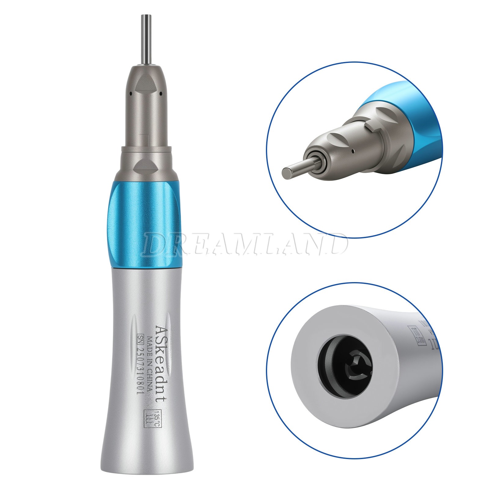 USA Low Price Dental Slow Speed Handpiece Straight Nose Cone E-type to Motor