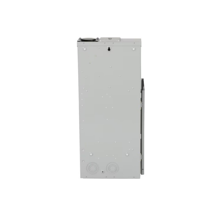 Eaton Type BR 200 -Amp 8 -Spaces 16 -Circuit Outdoor Main Breaker Meter Combo Lo
